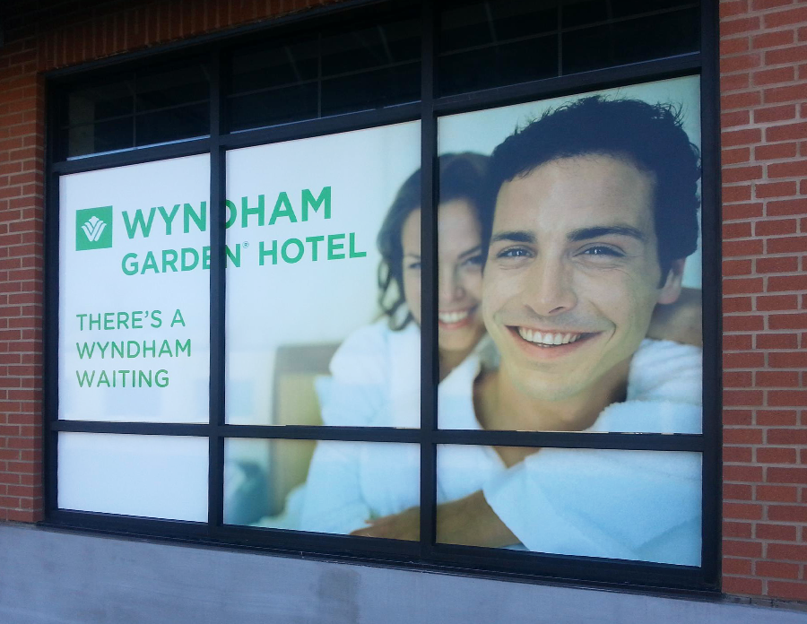 Wyndham Hotel Window Graphics